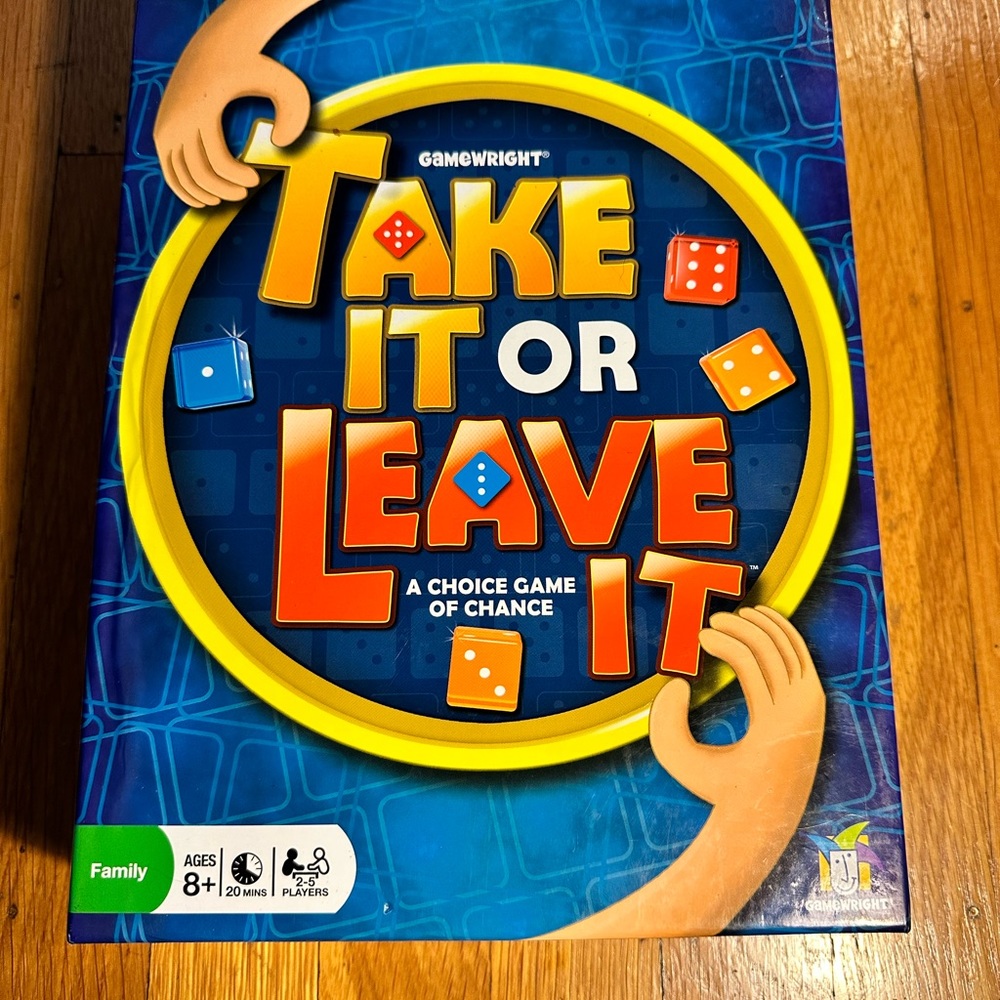 “Take it or Leave It” game (complete) by Gamewright 2012
